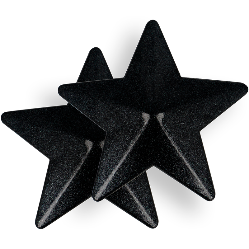 COQUETTE CHIC DESIRE CUBRE PEZONES METAL ESTRELLAS NEGRAS