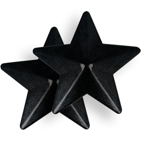 COQUETTE CHIC DESIRE CUBRE PEZONES METAL ESTRELLAS NEGRAS