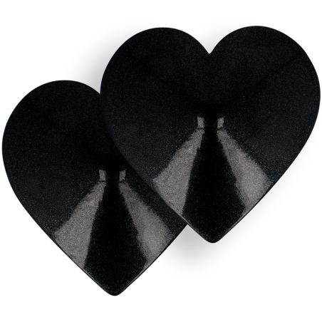 COQUETTE CHIC DESIRE CUBRE PEZONES METAL CORAZONES NEGROS
