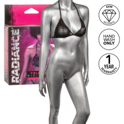 CALEXOTICS RADIANCE TOP DE BIKINI TRIANGULAR PEDRERIA