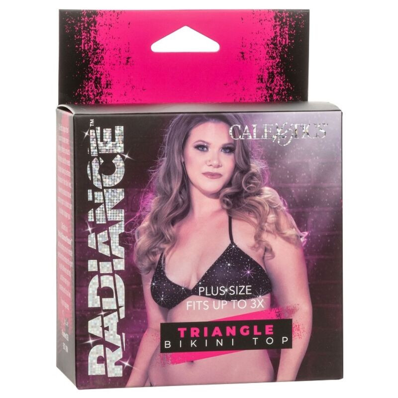 CALEXOTICS RADIANCE TOP DE BIKINI TRIANGULAR PEDRERIA TALLA GRANDE