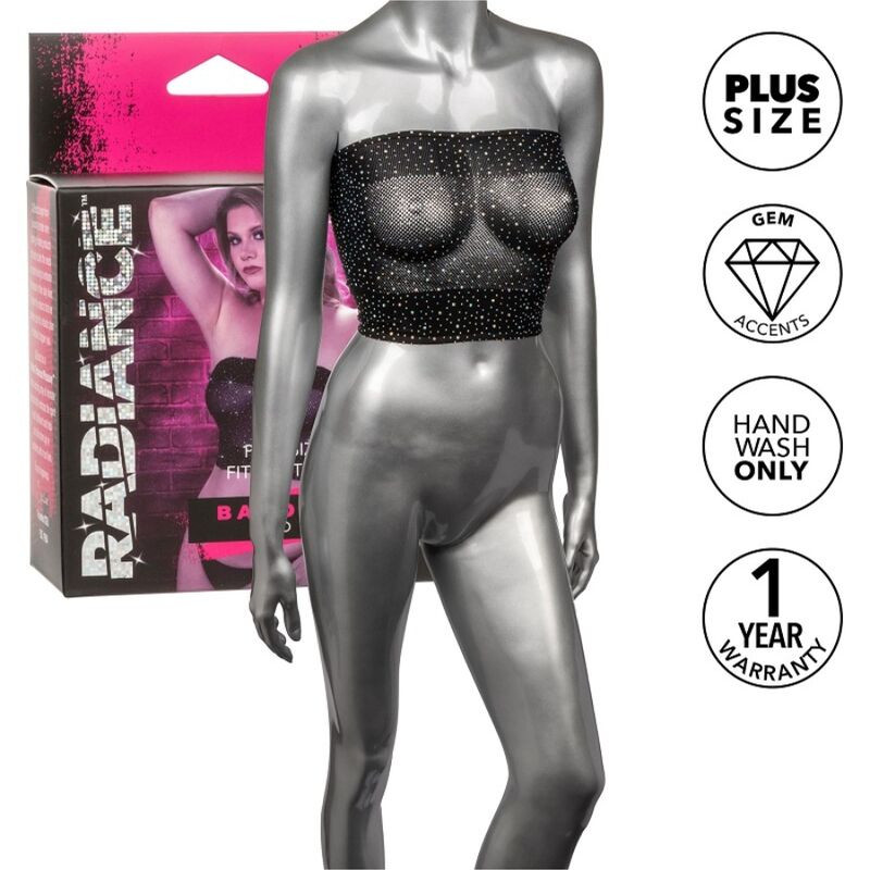 CALEXOTICS RADIANCE TOP BANDEAU PEDRERIA TALLA GRANDE