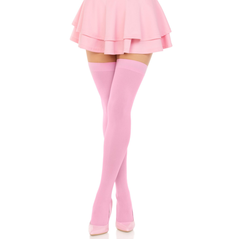 LEG AVENUE MEDIAS NAILON ROSA