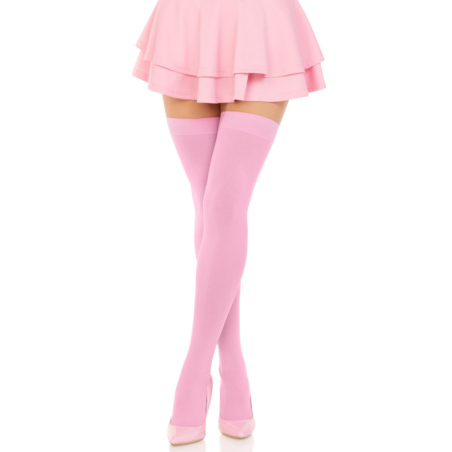 LEG AVENUE MEDIAS NAILON ROSA