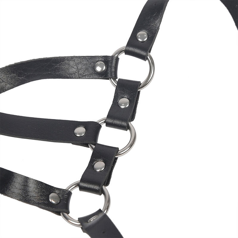 SUBBLIME ARNES DE CUERPO CORREAS AJUSTABLE CUERO NEGRO TALLA UNICA