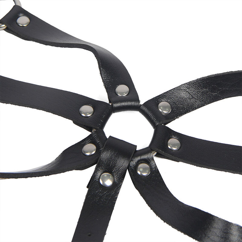 SUBBLIME ARNES DE CUERPO CORREAS AJUSTABLE CUERO NEGRO TALLA UNICA