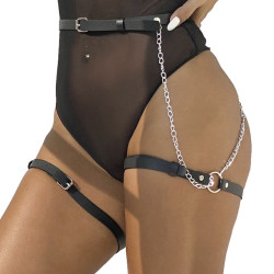 SUBBLIME ARNES FORMA CINTURON CUERO NEGRO TALLA UNICA 2