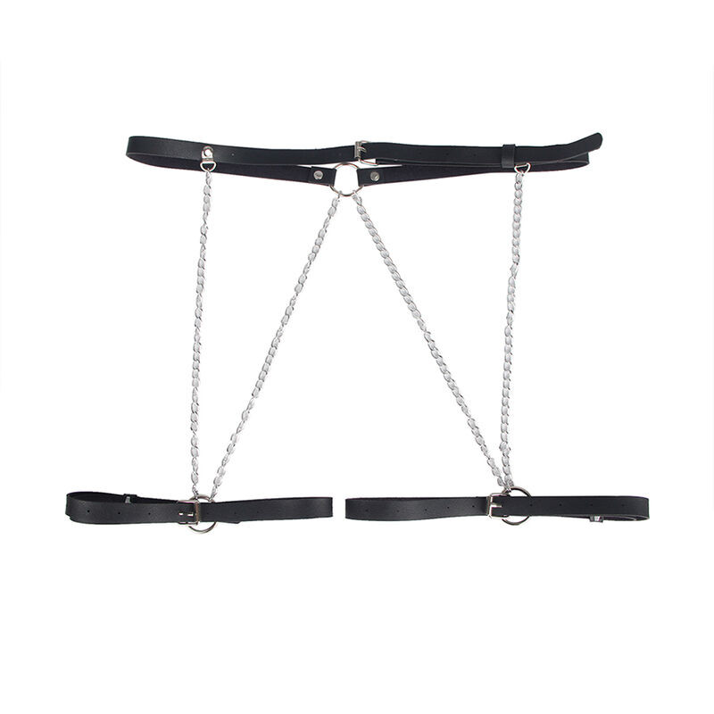 SUBBLIME ARNES FORMA CINTURON CUERO NEGRO TALLA UNICA