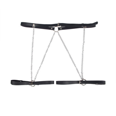 SUBBLIME ARNES FORMA CINTURON CUERO NEGRO TALLA UNICA