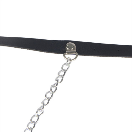 SUBBLIME ARNES FORMA CINTURON CUERO NEGRO TALLA UNICA