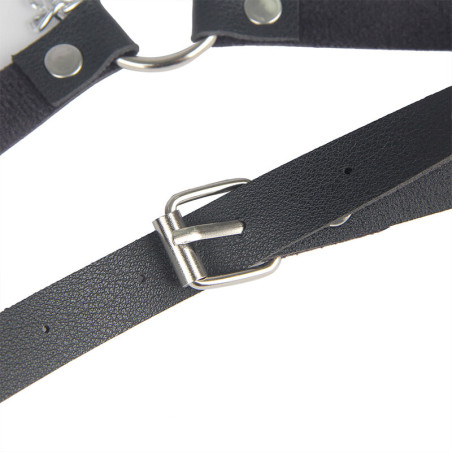 SUBBLIME ARNES FORMA CINTURON CUERO NEGRO TALLA UNICA