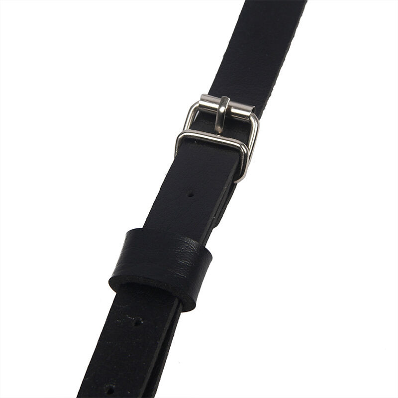 SUBBLIME ARNES DE PECHO ANILLAS DE CUERO NEGRO TALLA UNICA
