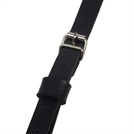 SUBBLIME ARNES DE PECHO ANILLAS DE CUERO NEGRO TALLA UNICA