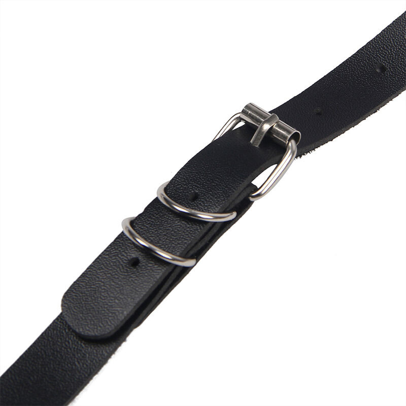 SUBBLIME ARNES CUERPO ENTERO CON HEBILLAS CUERO NEGRO TALLA UNICA