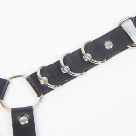SUBBLIME ARNES CINTURON Y LIGA DETALLE ANILLAS Y CADENA TALLA UNICA