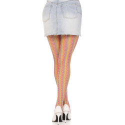 LEG AVENUE MEDIAS DE CROCHET MULTICOLOR 2
