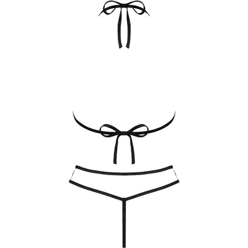 LIVCO CORSETTI FASHION JIMENA LC 20216 SUJETADOR TANGA NEGRO TALLA UNICA