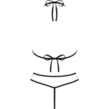 LIVCO CORSETTI FASHION JIMENA LC 20216 SUJETADOR TANGA NEGRO TALLA UNICA