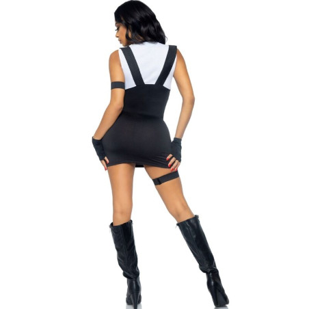 LEG AVENUE DISFRAZ OFICIAL DE SWAT SEXY NEGRO S M