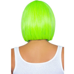 LEG AVENUE PELUCA BOB FLUORESCENTE VERDE NEON 2