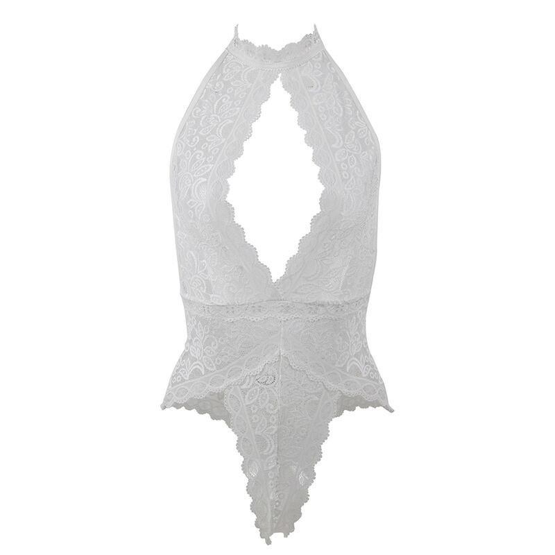 SUBBLIME 953867 BODY DE ENCAJE BLANCO L XL