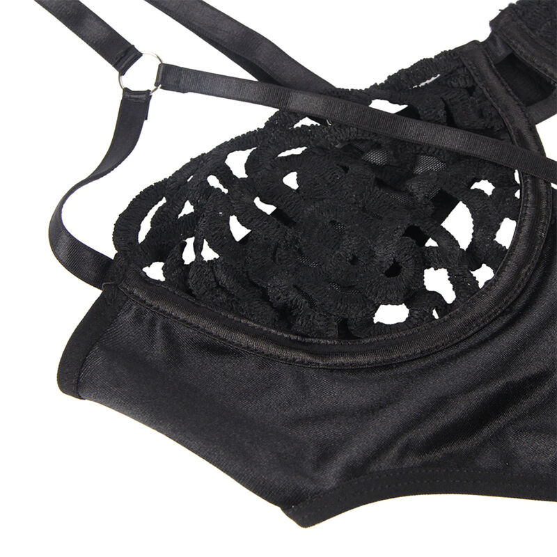 SUBBLIME 954055 BODY SEXY DE ENCAJE NEGRO S M