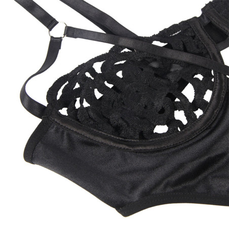 SUBBLIME 954055 BODY SEXY DE ENCAJE NEGRO S M