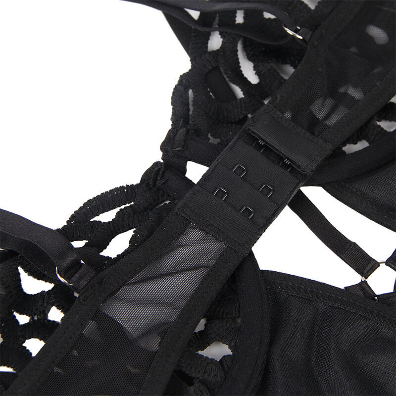 SUBBLIME 954055 BODY SEXY DE ENCAJE NEGRO S M