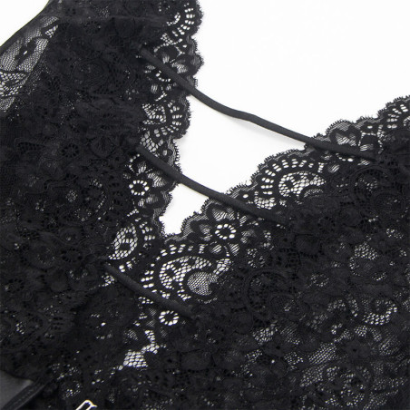SUBBLIME 954390 BODY SEXY CON LIGUEROS NEGRO L XL