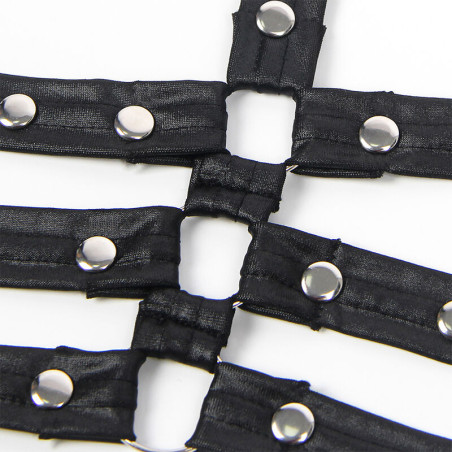 SUBBLIME 954413 BODY BONDAGE DE CUERO NEGRO L XL