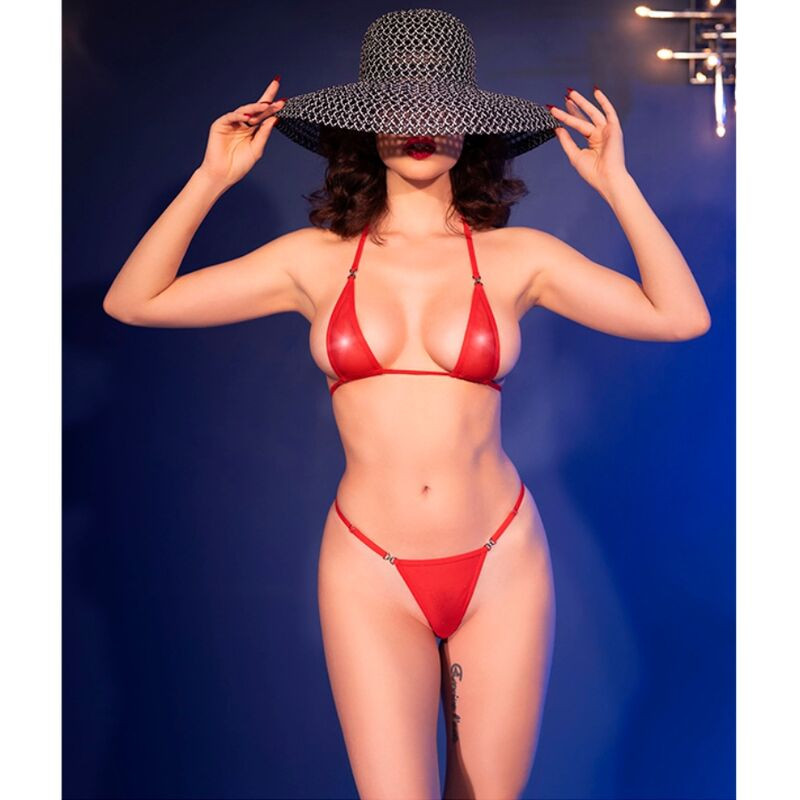 CHILIROSE CR 4840 MICRO BIKINI ROJO S M