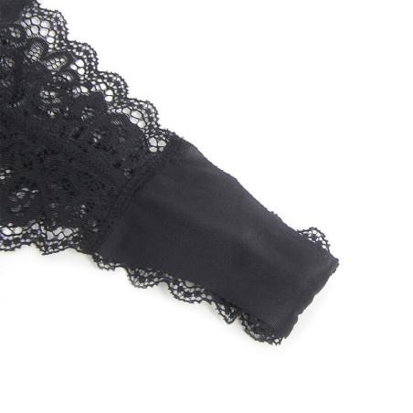 SUBBLIME 955465 BODY CON CREMALLERA DE CUERO NEGRO L XL