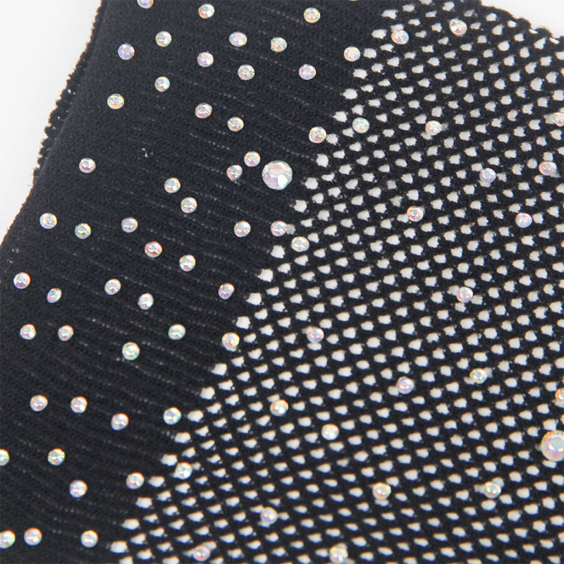 SUBBLIME 957469 GUANTES TRANSPARENTES CON BRILLO NEGRO S M
