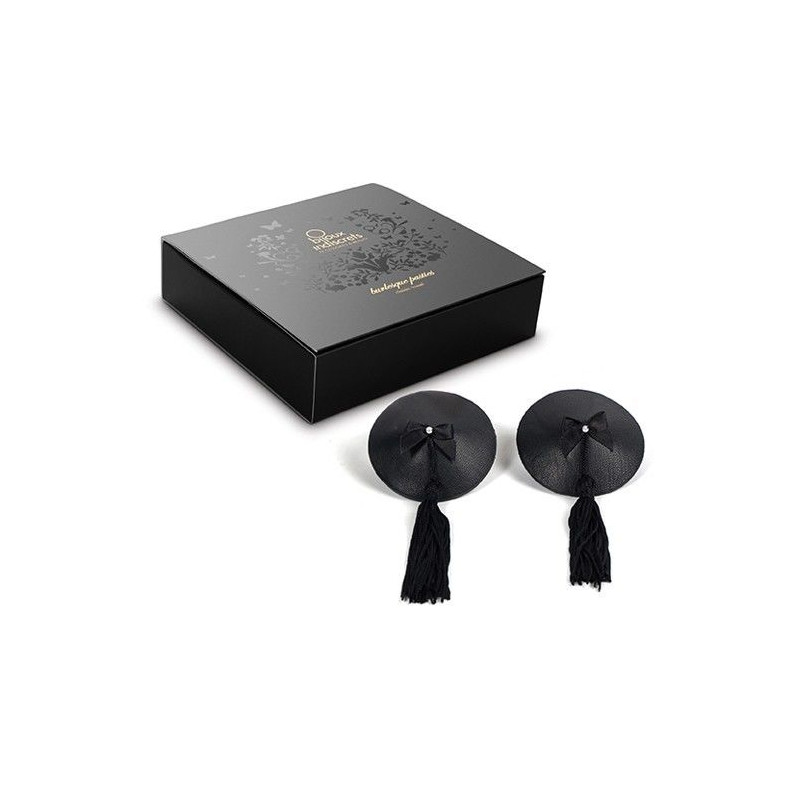 BIJOUX BURLESQUE CUBREPEZONES NEGRO