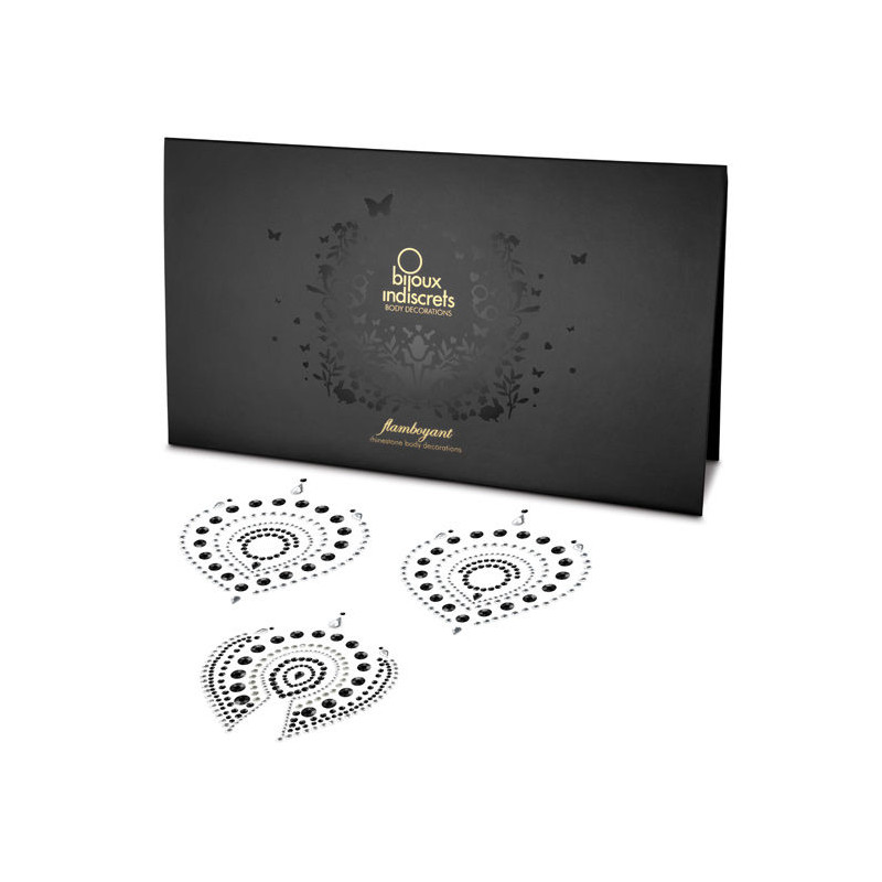 BIJOUX INDISCRETS FLAMBOYANT NEGRO PLATA