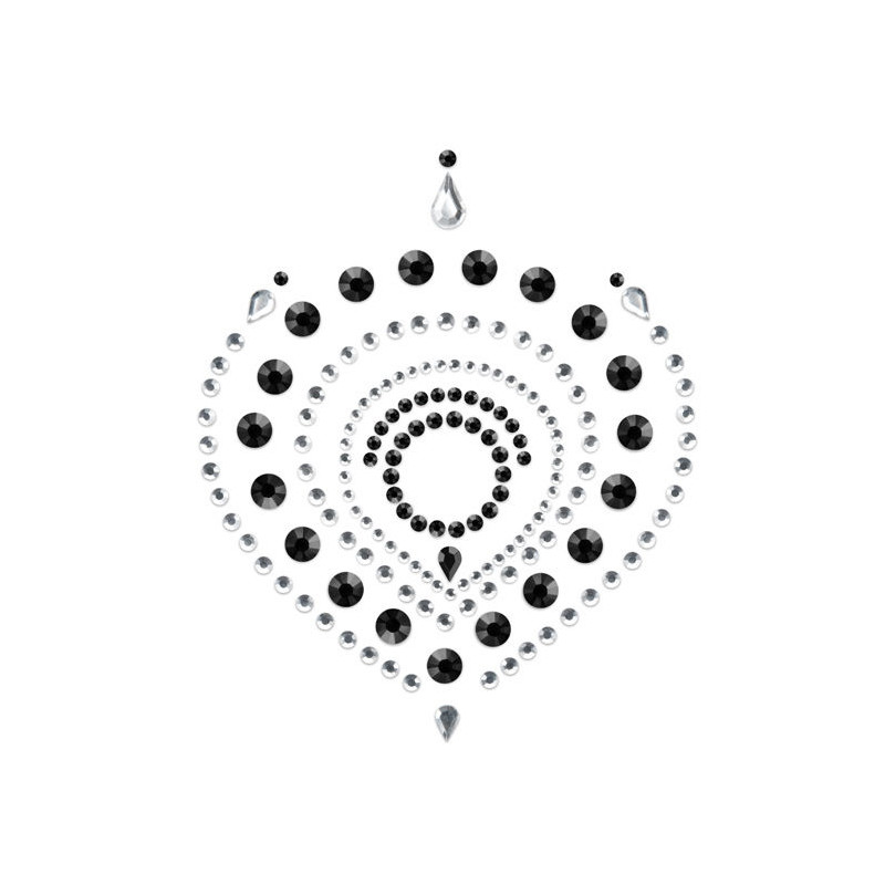 BIJOUX INDISCRETS FLAMBOYANT NEGRO PLATA