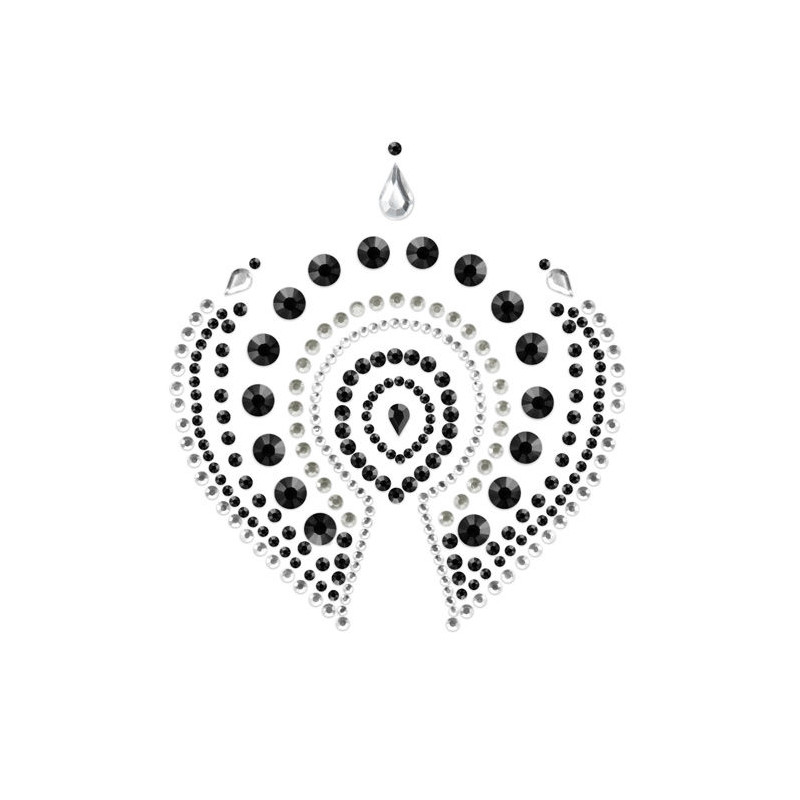 BIJOUX INDISCRETS FLAMBOYANT NEGRO PLATA
