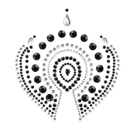 BIJOUX INDISCRETS FLAMBOYANT NEGRO PLATA