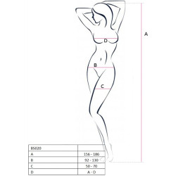 PASSION WOMAN BS020 BODYSTOCKING NEGRO TALLA UNICA 2