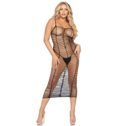 LEG AVENUE VESTIDO LINEAS HORIZONTALES TALLA UNICA 2