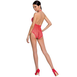 PASSION WOMAN BS087 BODYSTOCKING ROJO TALLA UNICA 2