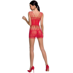 PASSION WOMAN BS090 BODYSTOCKING ROJO TALLA UNICA 2