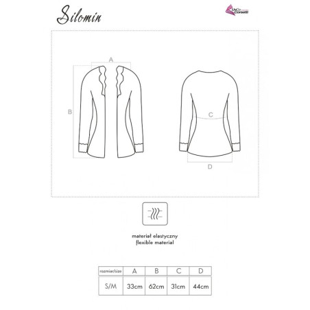 LIVCO CORSETTI FASHION SILOMIN LC 1401 BODY BATA NEGRO TALLA UNICA