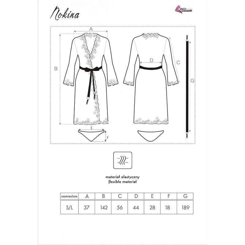 LIVCO CORSETTI FASHION NOKINA LC XG055 BATA PANTY NEGRO TALLA UNICA