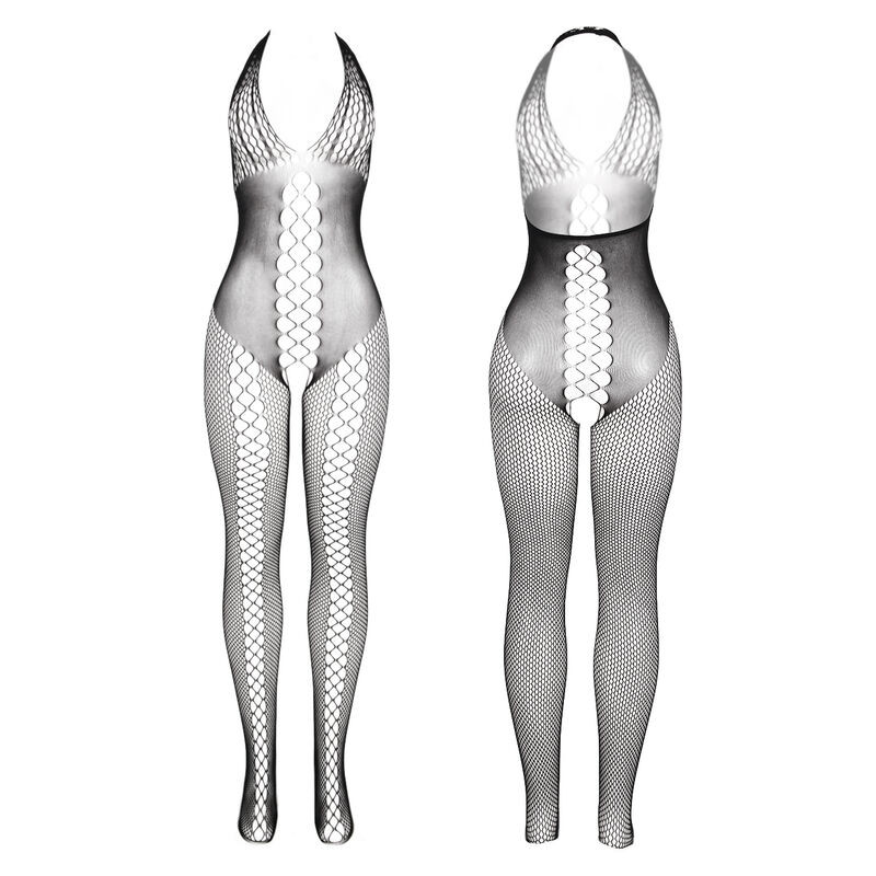 SUBBLIME 951832 BODYSTOCKING ESPALDA ABIERTA Y DETALLES ENTRECRUZADOS NEGRO TALLA UNICA
