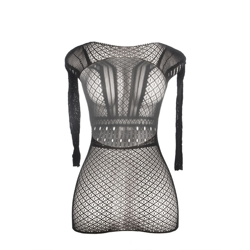 SUBBLIME 951931 VESTIDO DE REJILLA CORTO CON ESPALDA DESCUBIERTA TALLA UNICA