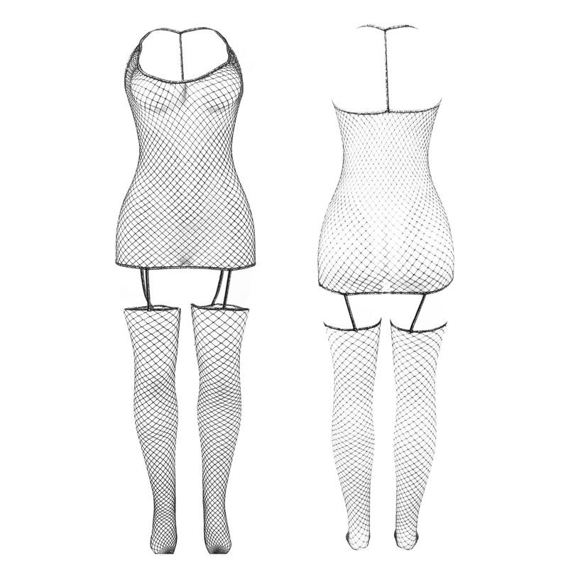 SUBBLIME 951955 BODYSTOCKING DE REJILLA BRILLANTE TALLA UNICA