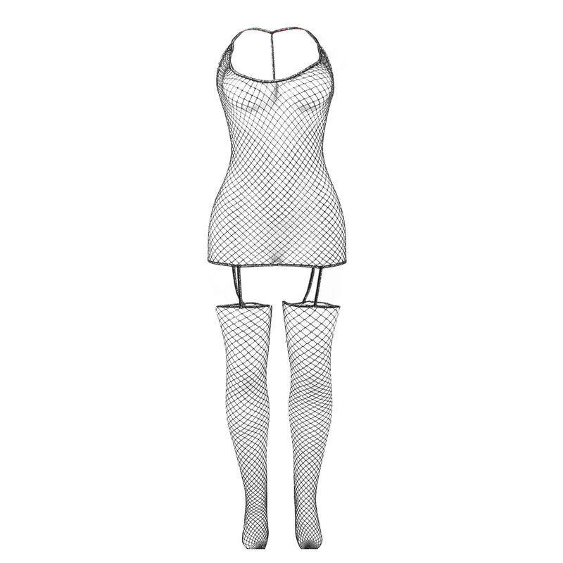 SUBBLIME 951955 BODYSTOCKING DE REJILLA BRILLANTE TALLA UNICA