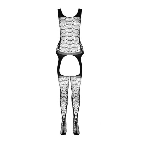 PASSION BS 104 BODYSTOCKING BLANCO TALLA UNICA