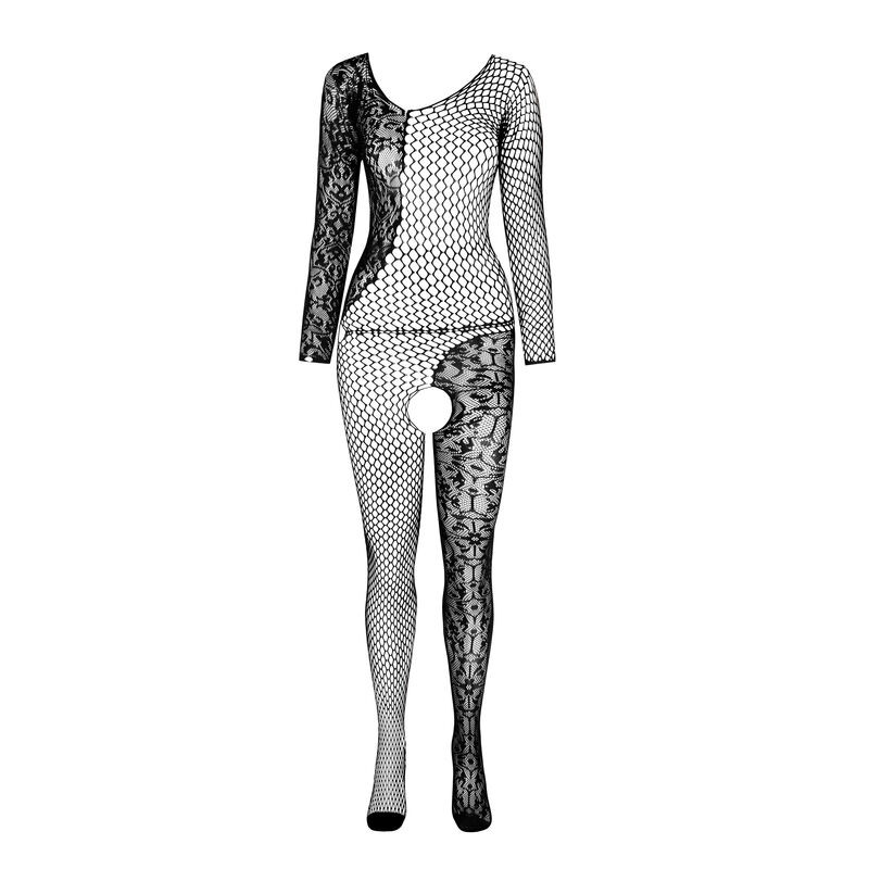 PASSION BS 107 BODYSTOCKING BLANCO TALLA UNICA